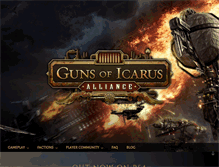 Tablet Screenshot of gunsoficarus.com